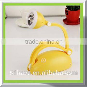 Lovely portable reading lamp, battery operated lighting, kids touch lamp