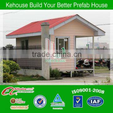 Prefabricated low cost portable guard house/ security guard cabin from china