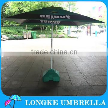 200*200cm square full printing windproof beach umbrella