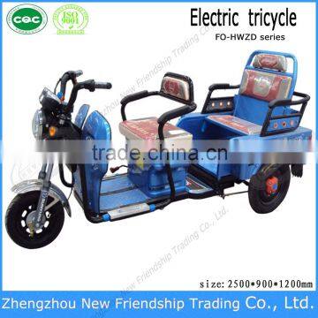 2016 low pollution 2 seater adult electric bicycle