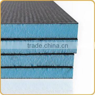 Fire retardant rigid foam construction board