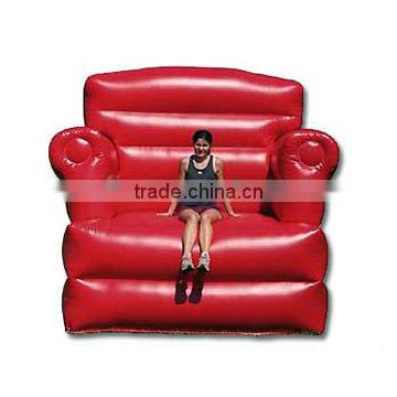 Giant PVC Red Sofa inflatable Chair/inflatable sofa