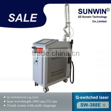 Approve Medical CE Q-switched 1064nm nd yag laser SW-388E