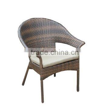 ZT-1071C hot sales rattan/wicker outdoor garden armrest restaurant chair