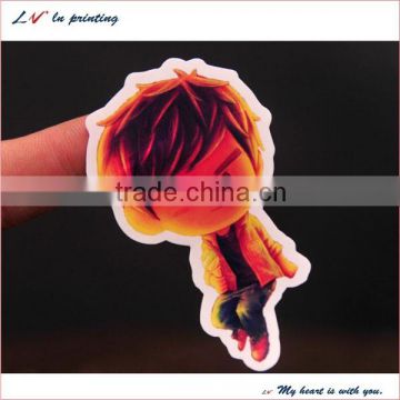 custom hot sale vivid various die cut self adhensive sticker wholesale