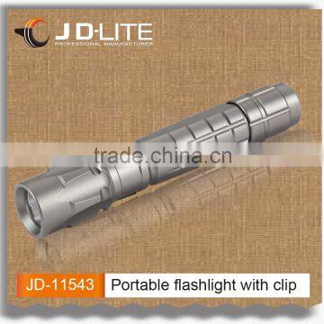 long distance led flashlight aluminum torch with clip manufacturer led flashlight High power flashlight