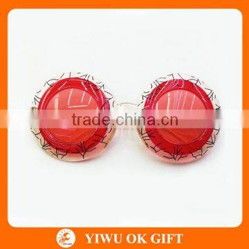 Halloween colored pupil round party glasses