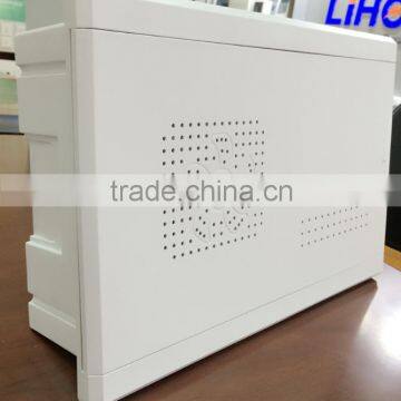 Plastic Multimedia Connection Box in White Color