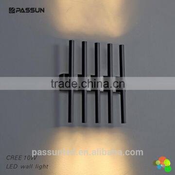 clearly style black colour led wall lamp