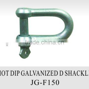 Hot dip galvanized D shackle