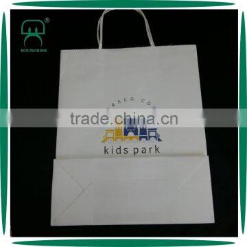 Custom Made Promotional White Craft Paper Bag