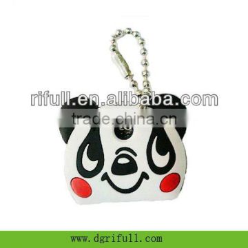 funny panda silicon rubber key protector