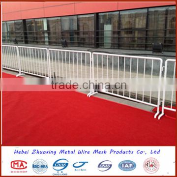 round tube steel galvanized crowd control barrier for events