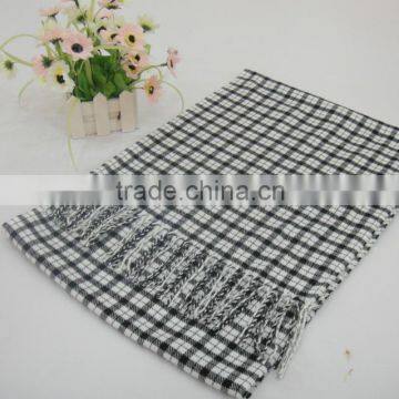 Tassel Shawl Knitted Shawls Women Winter Scarves Stock photo-3