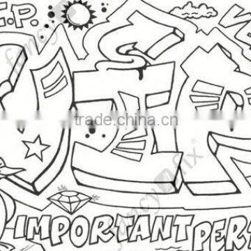 coloring book with water pen coloring children book printing in wenzhou