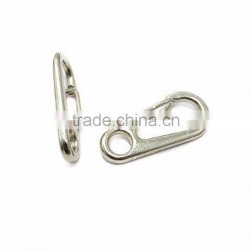 Silver Metal Snap Hook And Eye KeyChain Hook