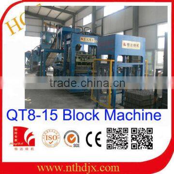 QT8-15 automatic hydraulic interlocking brick block machine in botswana