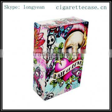 Aluminum cigarette box be printed with custom design