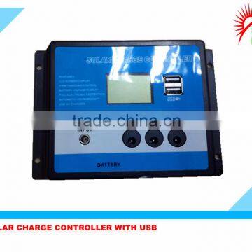 USB 5V DC 12V output 12 24V 10A solar charge controller