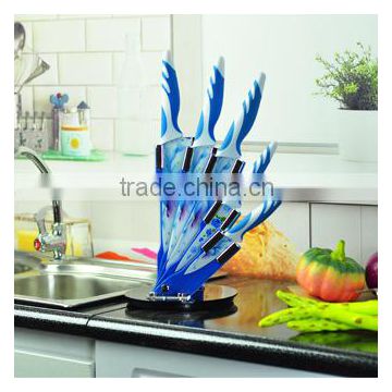 5 pcs colorful knife with Acryl Stand