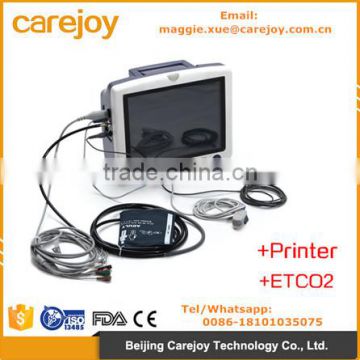 CE ISO Approved Patient Monitor Multi Parameters patient monitoring Optional printer ETCO2 IBP