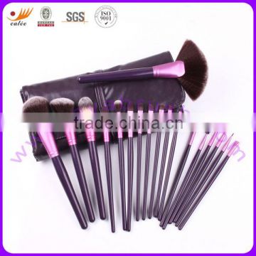 Various Color of 18Pcs Professional Makeup Brush Set With Pouch