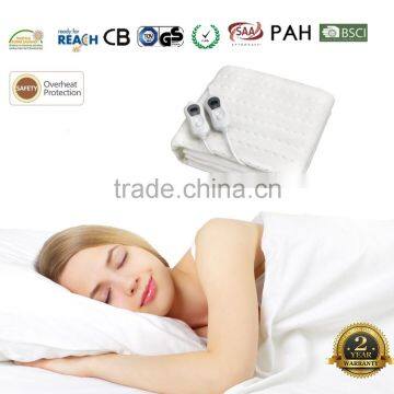 healthy and safe portable electric heater blanket with timer