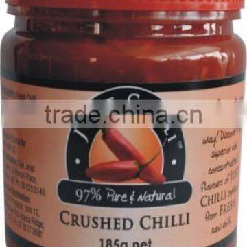 Delicious 185g minced chilli,OEM factory foods