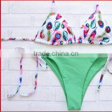 Wholesale Sexy Blue Seamless Brazilian Waterproof Women Swimsuit 2017 photo-5