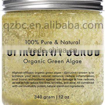 Spirulina Body Scrub, Natural Skin Care with Vitamin E