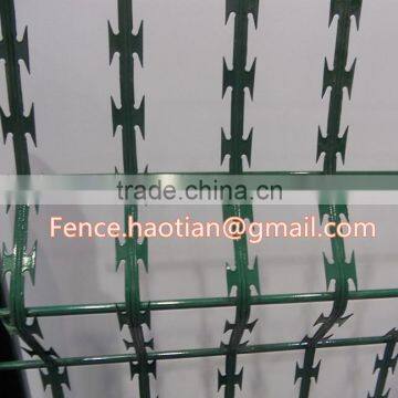 High Security Metal Fence Design for Military and Prison Boundary Razor Wire Mesh Fence photo-3