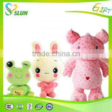 new design stuffed toys plush Valentine day gifts with "I love you"