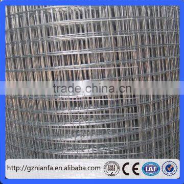 Supplier Price used in Malaysia 1*1'' Hot dipped Galvanized Welded Wire Mesh(Guangzhou Factory)