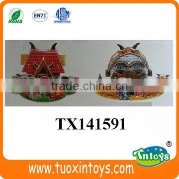 3D Paper Puzzle Park Playing Facility Designs Intelligent Toys for Kids 33pcs photo-5