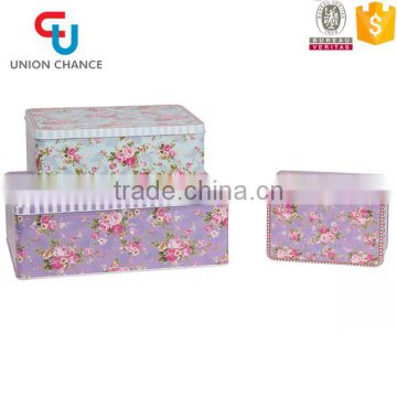 3PCS Large Tin Box Set