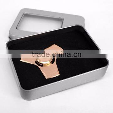 New Arrival Relieve Stress EDC Finger Gyro Aluminum Alloy Hand Spinner Toy photo-3