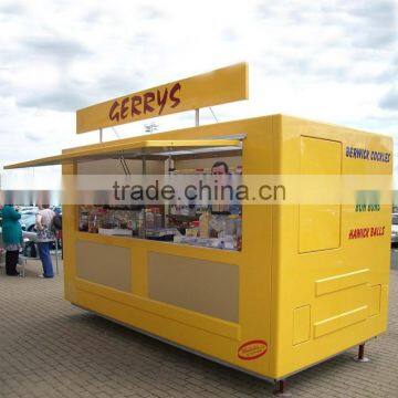 2016 Fibreglass Street Mobile Kitchen Service Cart YG-FRP-03 Food Kiosks for Sale photo-2