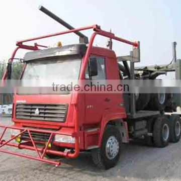 HOWO log trucks with loaders for sale