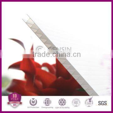 High quality 4mm 6mm 8mm 10mm twin wall polycarbonate roofing sheet