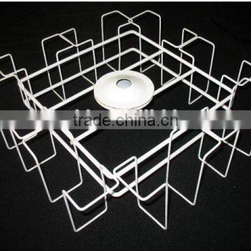 Supermarke Floor-standing 4 Tier Metal CD Display Rack photo-3