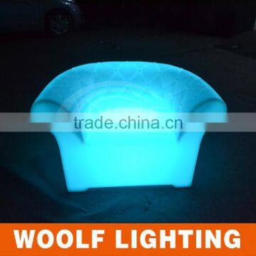 New European Style Waterproof Ourdoor Illuminated Single LED Sofa photo-3