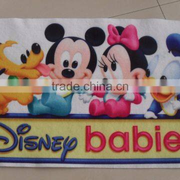 Needle Punched Printing Custom Logo Carpet photo-4