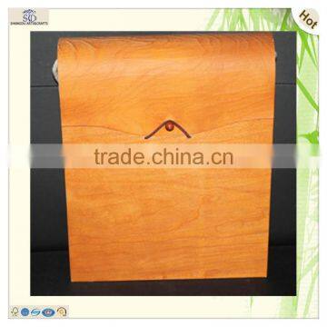 Birch Bark Decorating Handbags Plywood Wood Wine Box photo-3