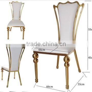 B353 gold metal banquet chair