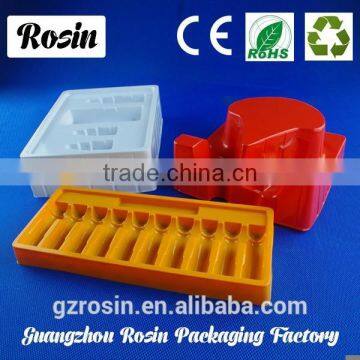Trustworthy China Supplier velvet flocking tray flocked blister tray for cosmetic with low price