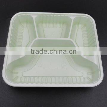 Alibaba plastic disposable 4 compartment food tray,disposable plastic airline tray with dividers