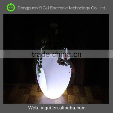 Cheap Plastic Plant Pots LED With Color Changing