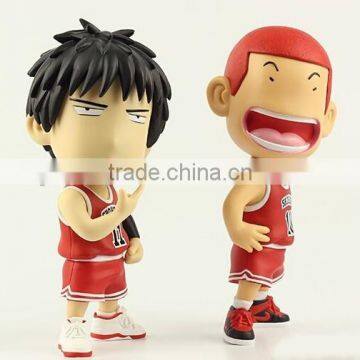 slamdunk character pvc action figure,japanese hot anime figure pvc plastic action figure,hot cartoon movable action figure