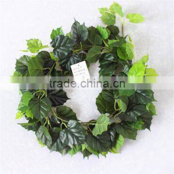 Vertical Garden Wall Hanging 240cm Long Cheap Make Fake Recycling Plastic PE Red Perilla Nankinevine Artificial Plant EMX10 3016 photo-5