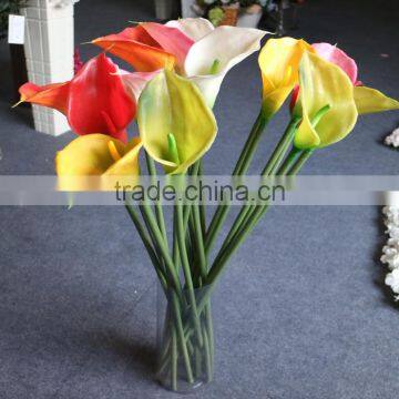 Different colors PU calla flowers wholesale